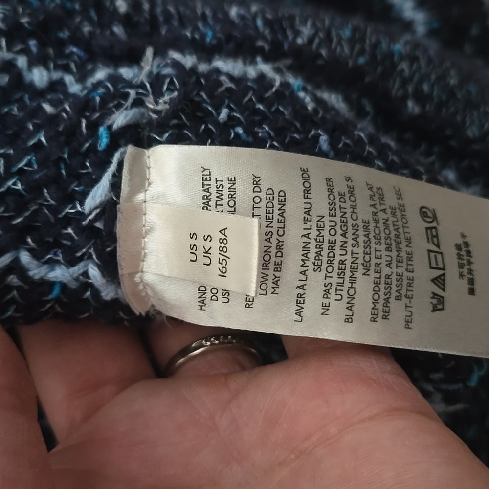 Free People 'Starlight' Striped Pullover Sweater Size SMALL - Picture 8 of 11